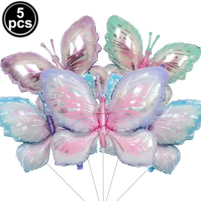Colorful Butterfly balloons 5pcs