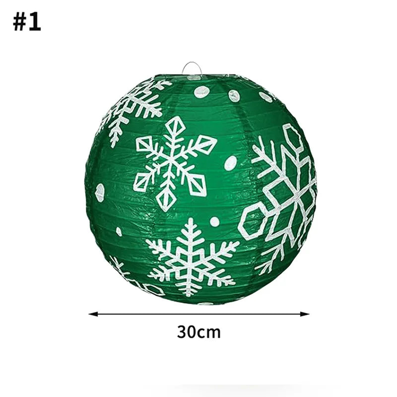 Christmas Party Paper Lanterns