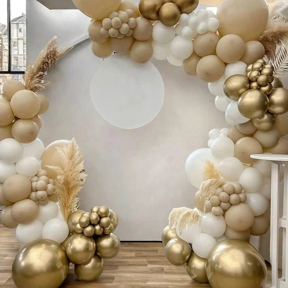 Platinum balloon arch set