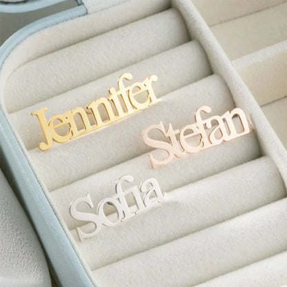 Brooches custom name personalized for Jacket men