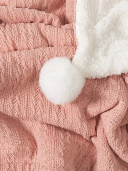 Personalized name nursery baby blanket fluffy lamb wool qui