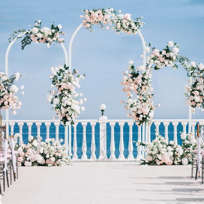 Set of 3 Metal arch, stand decoration