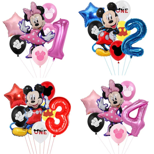 Mickey Mouse Balloon  set 7 Pcs