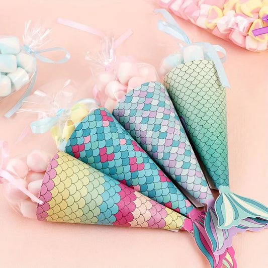 Mermaid Paper Candy box 12pcs