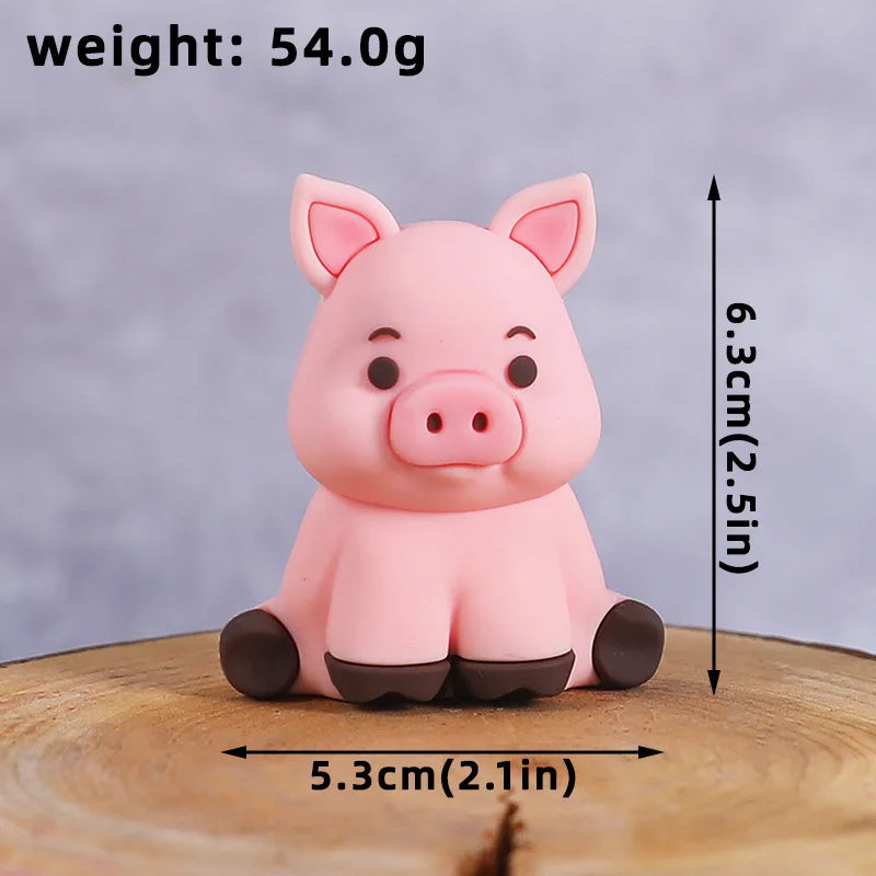 Farm animal party cake decoration 1pcs