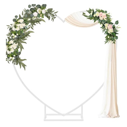 Heart metal arch backdrop stand decoration