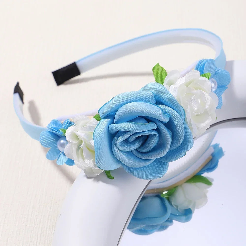 Handmade Flower Hair Hoop