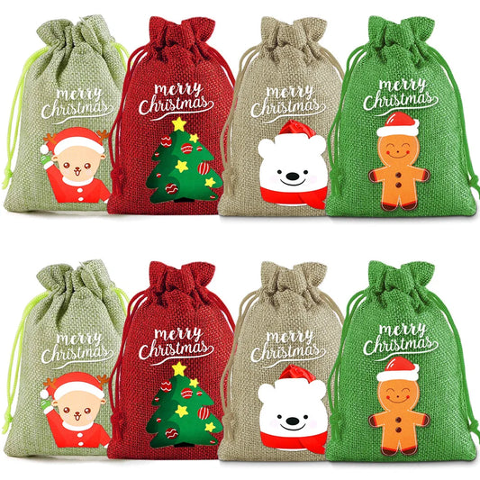 Merry Christmas Wholesale Bags 10pcs