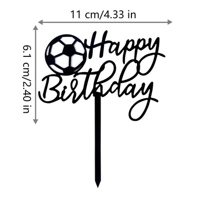 Soccer Player Figurine Cake Topper – Football Theme