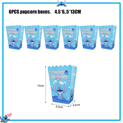 Disney Stitch Birthday Party Decoration Supplies New Lilo Stitch Balloon Baby Shower Aloha Paper Cups Plates Napkins Tablecloth