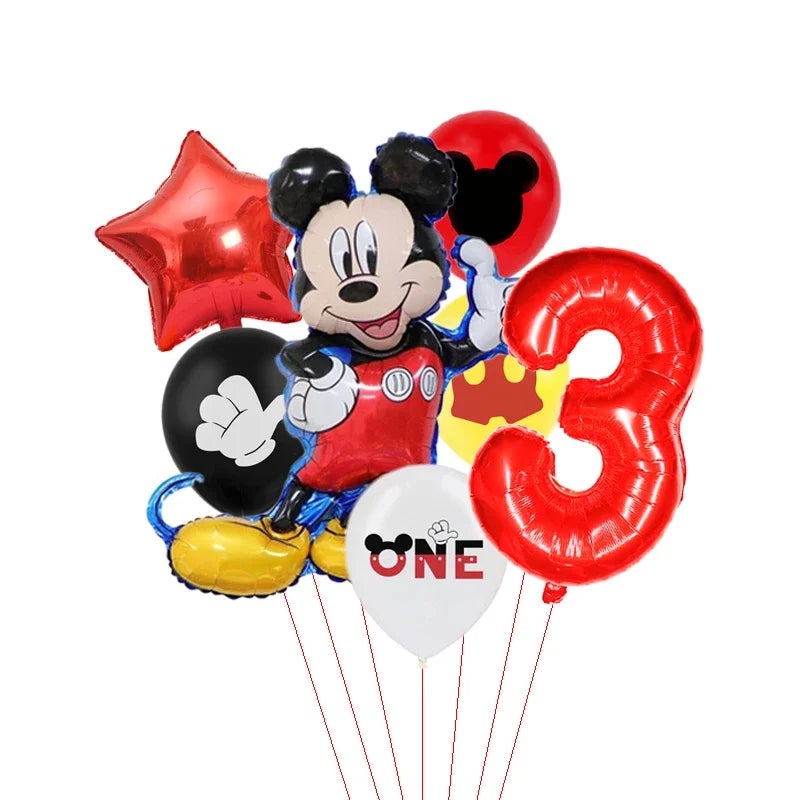Mickey Mouse Balloon  set 7 Pcs