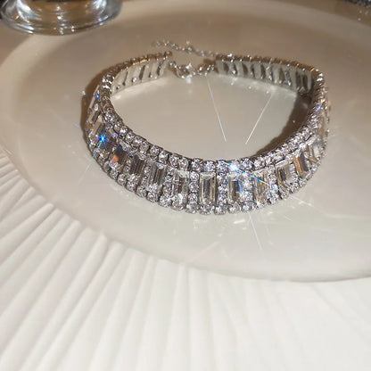 Luxury crystal chokers neck necklaces
