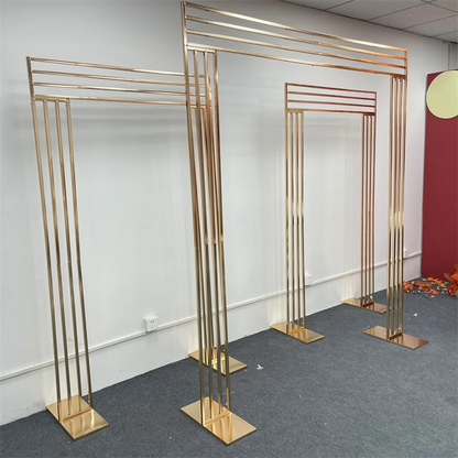 Gold Square arch - stand