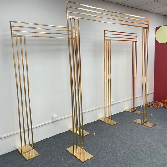 Gold Square arch - stand