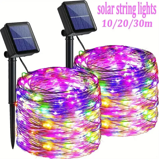 Solar Garden Fairy Lights (8 Modes)