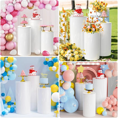 Cylinder pedestal stand  3Pcs