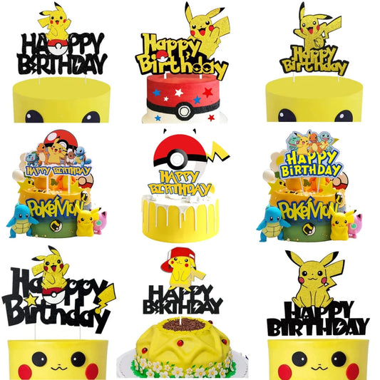 Pokemon & Pikachu  Cake Topper Decoration