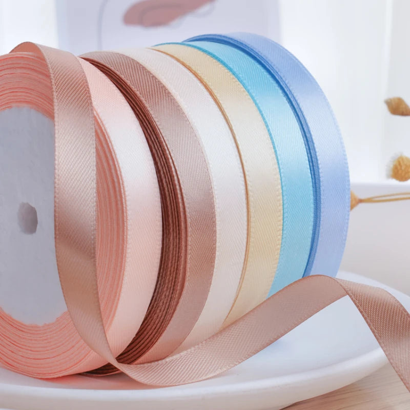 Wide Satin ribbon 22meter/roll 10mm