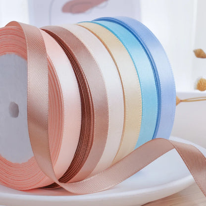 Wide Satin ribbon 22meter/roll 10mm