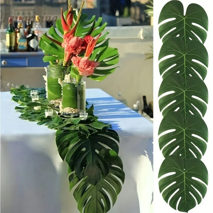 Hawaii Palm Leaf back theme 
Mat 10pcs