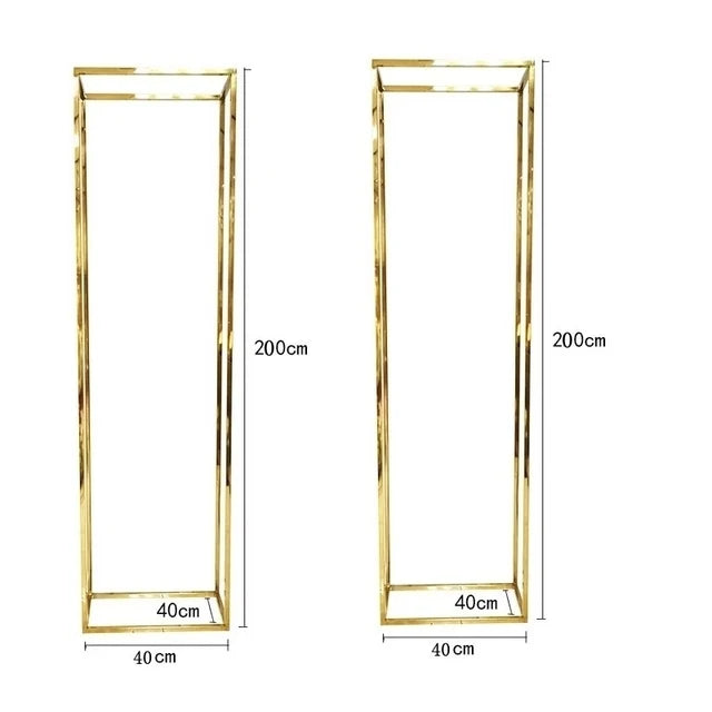 Gold Square arch - stand