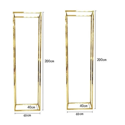 Gold Square arch - stand