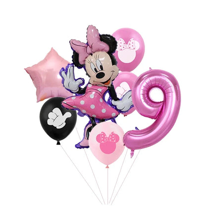 Mickey Mouse Balloon  set 7 Pcs