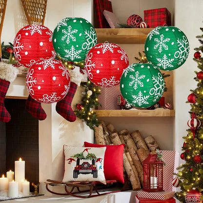 Christmas Party Paper Lanterns