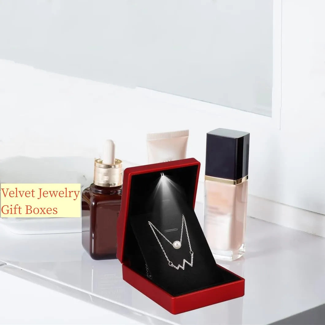 LED gift box for necklaces
