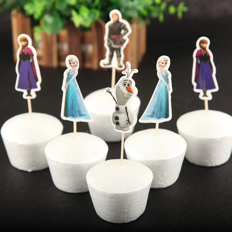 Caraktar cake decorations include cake topper