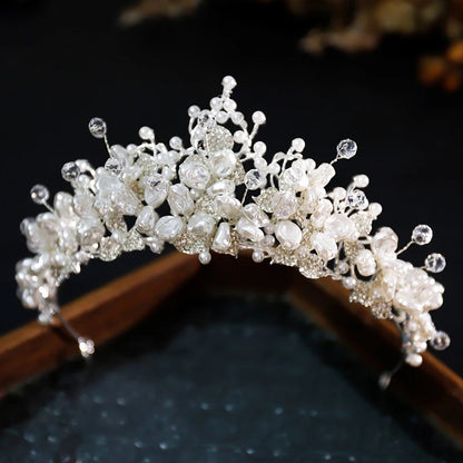 Beading crystal wedding crown