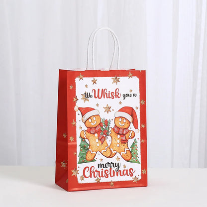 6pcs Creative Xmas Paper Bags