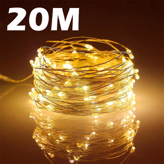 20M Decorative Copper Fairy Lights 200LED