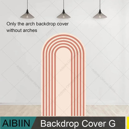 Arch backdrop cover fabric