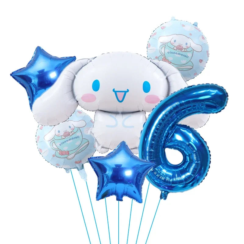 Sanrio Balloon 32 inch   6pcs