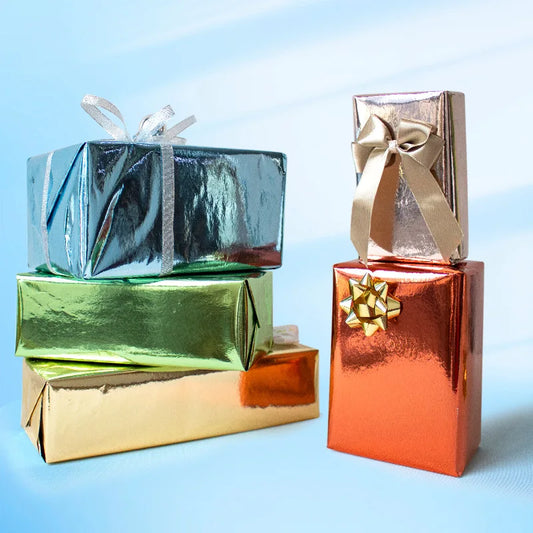 Metallic Wrapping Paper Roll – 17" x 120"