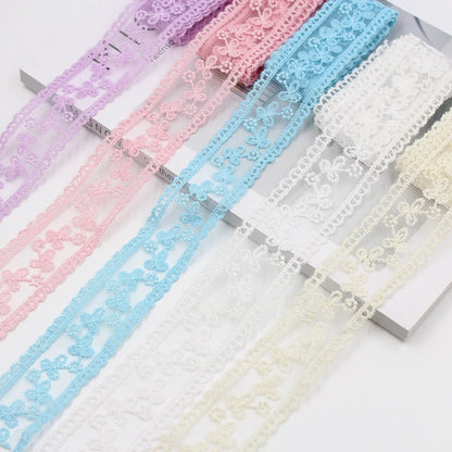 Embroidery lace ribbon 2Yard/Lot 35mm