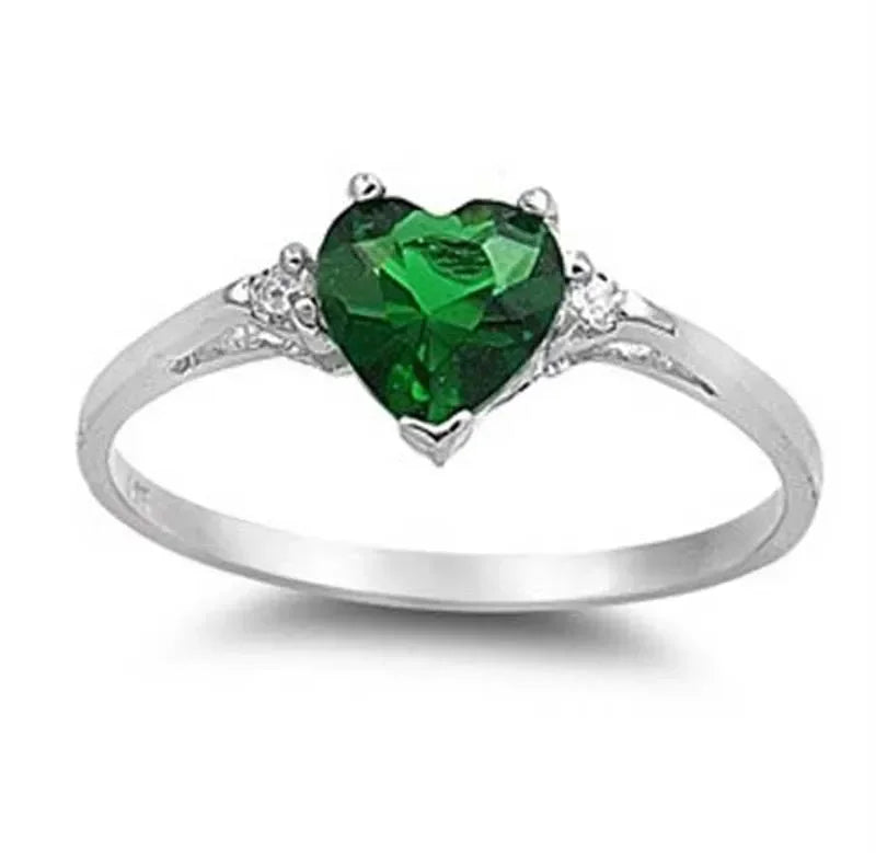 Zaitina green Zirconia crystal ring