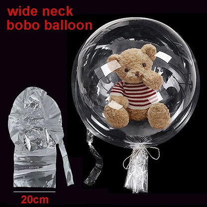 Large transparent Bobo balloons 3/5Pcs