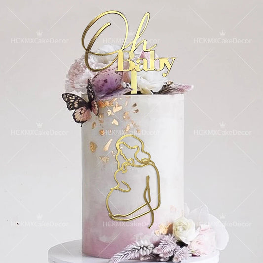 Baby shower cake decoration