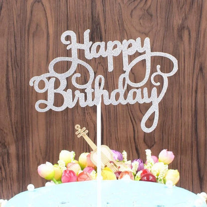 Happy Birthday Cake Topper 10pcs