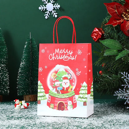20 pcs Cute Santa Gift Box Bag