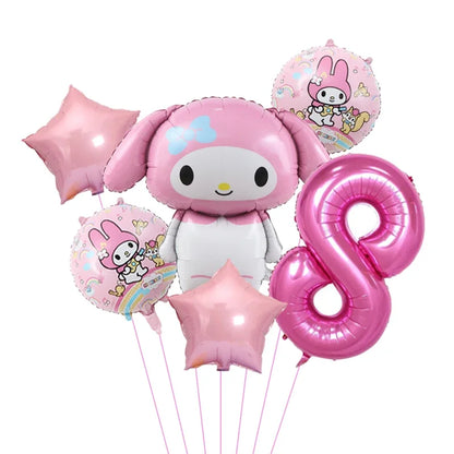 Sanrio Balloon 32 inch   6pcs