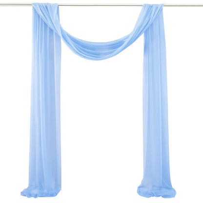 Chiffon Fabric Drapes for Wedding Arch  6/10M