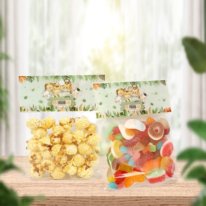 Jungle Animal Plastic  Candy bags Self-Adhesive 30/50pcs