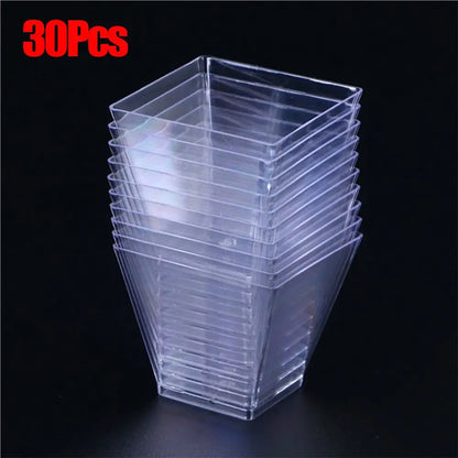 Plastic dessert cup 10/30/50pcs 50/60/90ML