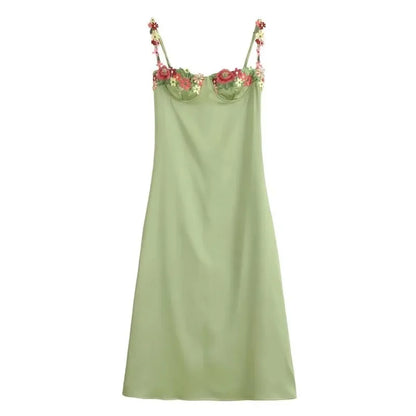 Juli Lace Satin Dress