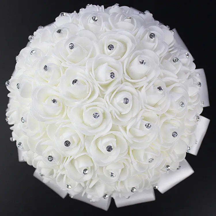 Rose white and ivory bouquet