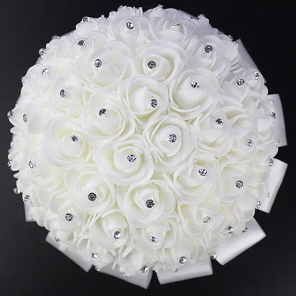 Rose white and ivory bouquet