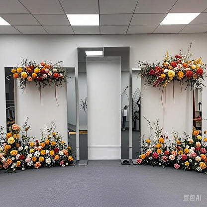 1pcs or 3pcs Shiny arch door backdrop  stand